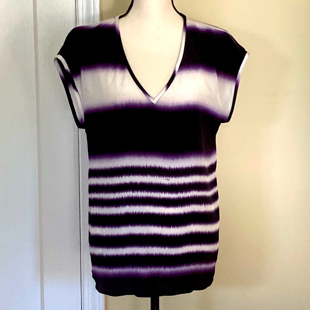 Trina Turk Silk Tie-Dye Top